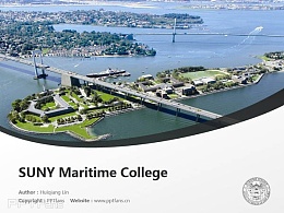 SUNY Maritime College powerpoint template download | 纽约州立大学海事学院PPT模板下载