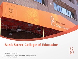 Bank Street College of Education powerpoint template download | 银行街教育学院PPT模板下载