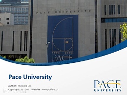 Pace University powerpoint template download | 佩斯大学PPT模板下载