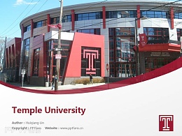 Temple University powerpoint template download | 天普大学PPT模板下载