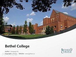 Bethel College powerpoint template download | 贝塞尔大学PPT模板下载