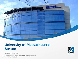 University of Massachusetts Boston powerpoint template download | 麻省大学波士顿分校PPT模板下载
