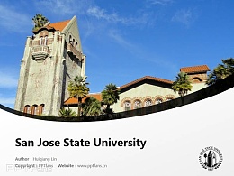 San Jose State University powerpoint template download | 圣何塞州立大学PPT模板下载