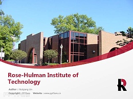 Rose-Hulman Institute of Technology powerpoint template download | 罗斯哈曼理工学院PPT模板下载