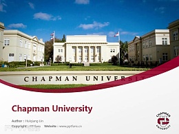 Chapman University powerpoint template download | 查普曼大学PPT模板下载