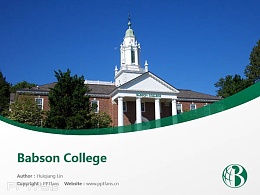 Babson College powerpoint template download | 巴布森学院PPT模板下载