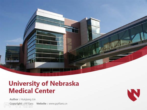 University of Nebraska Medical Center powerpoint template download | 内布拉斯加大学医学中心PPT模板下载_幻灯片预览图1