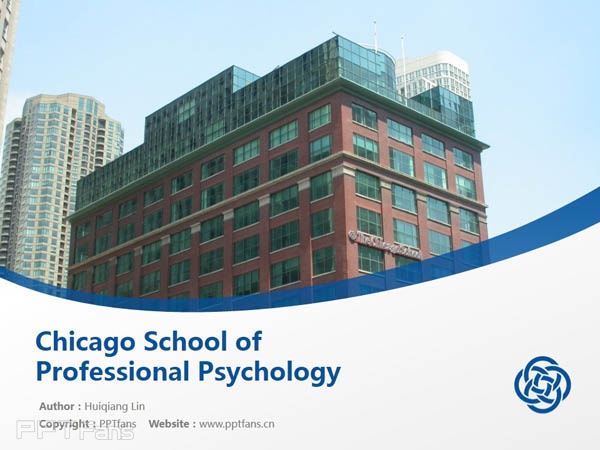 Chicago School of Professional Psychology powerpoint template download | 芝加哥职业心理学校PPT模板下载_幻灯片预览图1
