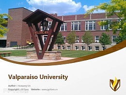 Valparaiso University powerpoint template download | 瓦尔帕莱索大学PPT模板下载