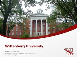 Wittenberg University powerpoint template download | 威腾堡大学PPT模板下载