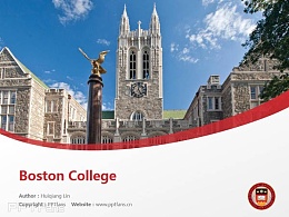 Boston College powerpoint template download | 波士顿学院PPT模板下载
