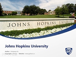 Johns Hopkins University powerpoint template download | 约翰霍普金斯大学PPT模板下载