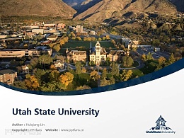 Utah State University powerpoint template download | 犹他州立大学PPT模板下载