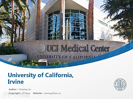 University of California, Irvine powerpoint template download | 加州大学欧文分校PPT模板下载