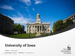 University of Iowa powerpoint template download | 爱荷华大学PPT模板下载