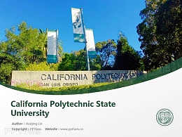 California Polytechnic State University powerpoint template download | 加州州立理工大学PPT模板下载