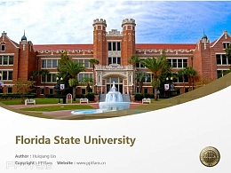 Florida State University powerpoint template download | 佛罗里达州立大学PPT模板下载