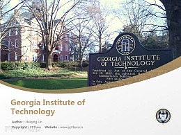 Georgia Institute of Technology powerpoint template download | 乔治亚理工学院PPT模板下载