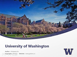 University of Washington powerpoint template download | 华盛顿大学PPT模板下载