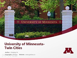 University of Minnesota-Twin Cities powerpoint template download | 明尼苏达大学双城分校PPT模板下载
