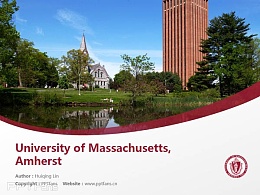 University of Massachusetts Amherst powerpoint template download | 麻省大学阿姆赫斯特分校PPT模板下载