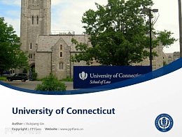 University of Connecticut powerpoint template download | 康涅狄格大学PPT模板下载