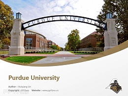 Purdue University powerpoint template download | 普渡大学西拉法叶分校PPT模板下载