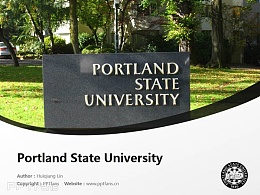 Portland State University powerpoint template download | 波特兰州立大学PPT模板下载