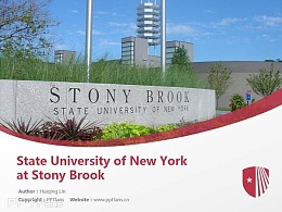 State University of New York at Stony Brook powerpoint template download | 纽约州立大学石溪分校PPT模板下载