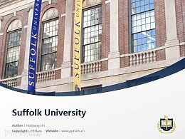 Suffolk University powerpoint template download | 萨福克大学PPT模板下载