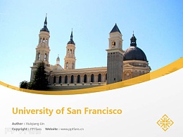 University of San Francisco powerpoint template download | 旧金山大学PPT模板下载