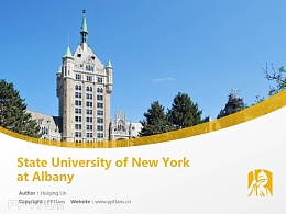 State University of New York at Albanypowerpoint template download | 纽约州立大学奥尔巴尼分校PPT模板下载