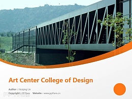 Art Center College of Design powerpoint template download | 艺术中心设计学院PPT模板下载