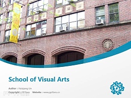 School of Visual Arts powerpoint template download | 视觉艺术学校PPT模板下载