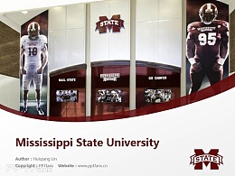 Mississippi State University powerpoint template download | 密西西比州立大学PPT模板下载