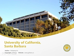 University of California, Santa Barbara powerpoint template download | 加州大学圣芭芭拉分校PPT模板下载