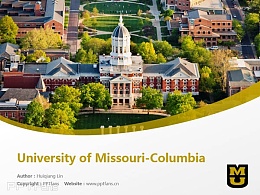 University of Missouri-Columbia powerpoint template download | 密苏里大学哥伦比亚分校PPT模板下载