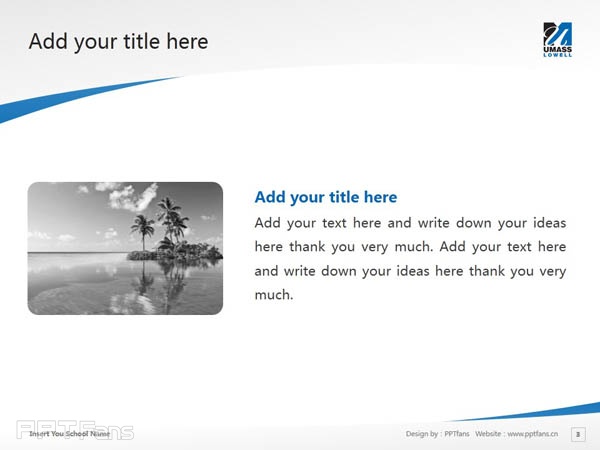 University of Massachusetts Boston powerpoint template download | 麻省大學波士頓分校PPT模板下載_幻燈片預覽圖4