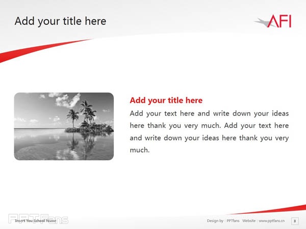 The American Film Institute powerpoint template download | 美国电影学院PPT模板下载_幻灯片预览图4