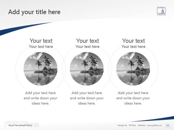 University of Dayton powerpoint template download | 代頓大學(xué)PPT模板下載_幻燈片預(yù)覽圖14