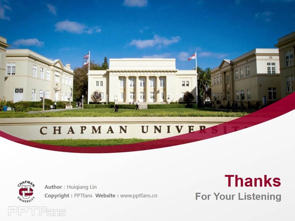 Chapman University powerpoint template download | 查普曼大学PPT模板下载_幻灯片预览图18
