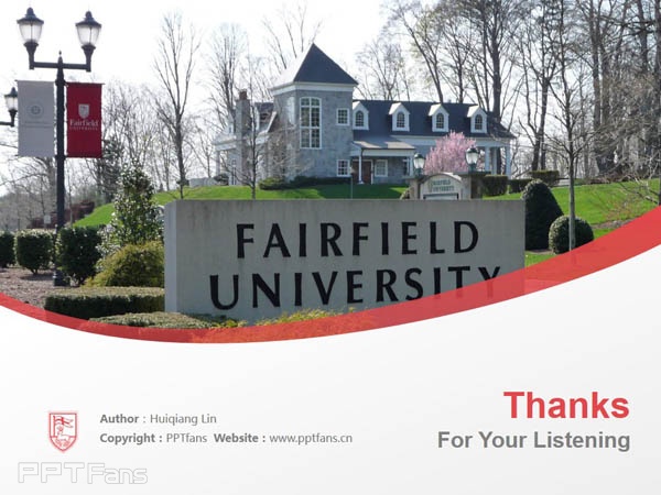 Fairfield University powerpoint template download | 费尔菲尔德大学PPT模板下载_幻灯片预览图18