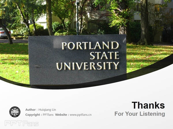 Portland State University powerpoint template download | 波特蘭州立大學(xué)PPT模板下載_幻燈片預(yù)覽圖18