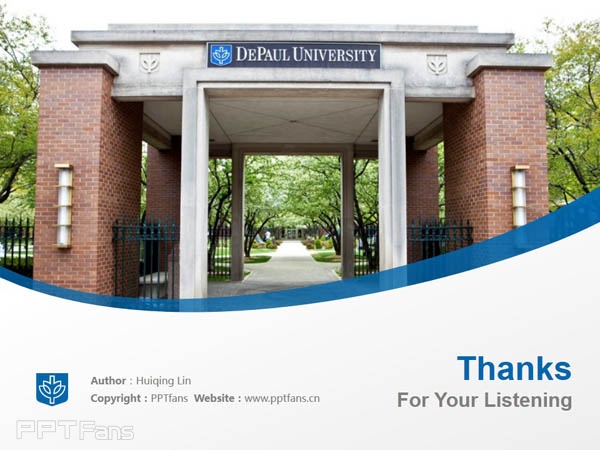 DePaul University powerpoint template download | 德保羅大學(xué)PPT模板下載_幻燈片預(yù)覽圖18