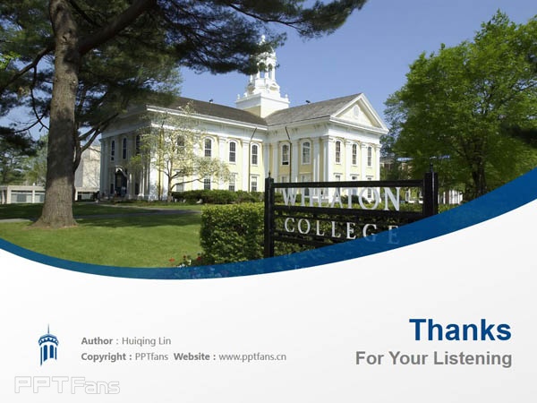 Wheaton College powerpoint template download | 威顿学院PPT模板下载_幻灯片预览图18
