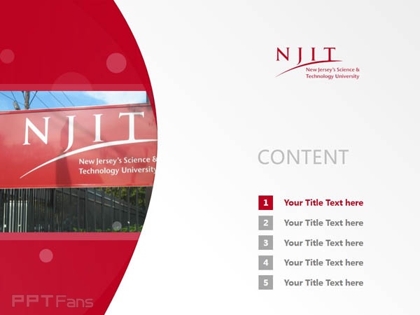 New Jersey Institute of Technology powerpoint template download | 新泽西理工学院PPT模板下载_幻灯片预览图2