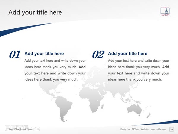 University of Dayton powerpoint template download | 代頓大學(xué)PPT模板下載_幻燈片預(yù)覽圖11
