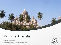 Osmania University powerpoint template download | 奥斯马尼亚大学PPT模板下载