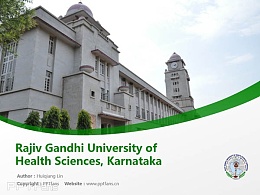Rajiv Gandhi University of Health Sciences, Karnataka powerpoint template download | 拉吉夫甘地医科大学PPT模板下载