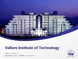 Vellore Institute of Technology powerpoint template download | 韦洛尔科技大学PPT模板下载